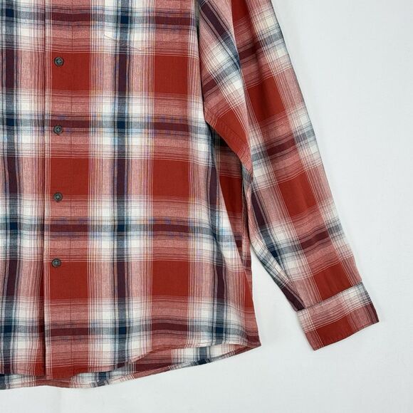 WRANGLER Mens Shirt XL Red Check Cotton - Picture 15 of 16